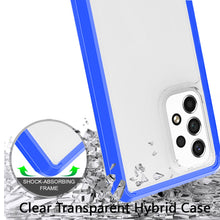 For Samsung A53 5G Clear Transparent Back Bumper Hybrid Phone Case Cover