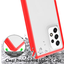 For Samsung A53 5G Clear Transparent Back Bumper Hybrid Phone Case Cover