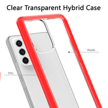 For Samsung A53 5G Clear Transparent Back Bumper Hybrid Phone Case Cover