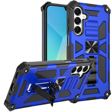 For Samsung A16 5G Case Shockproof Modern with Stand Metal Plate +Tempered Glass