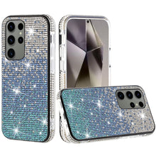 For Samsung S25 Ultra Case Party Full Bling Diamond Phone Cover + Tempered Glass