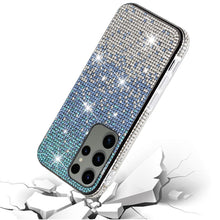 For Samsung S25 Ultra Case Party Full Bling Diamond Phone Cover + Tempered Glass