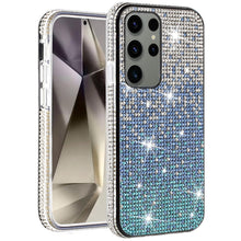 For Samsung S25 Ultra Case Party Full Bling Diamond Phone Cover + Tempered Glass