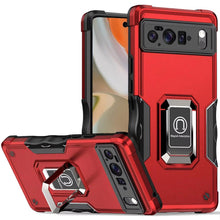 For Google Pixel 10 Pro XL Case Grip Design Magnetic Ring Stand + Tempered Glass