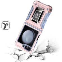 For Samsung Galaxy Z Flip 6 Case Grip Design Magnetic Ringstand Protective Cover