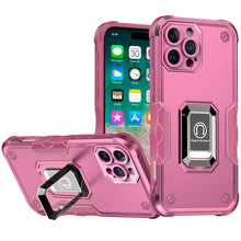 For iPhone 16 PRO MAX Case Grip Design Magnetic Ring Stand Cover +Tempered Glass