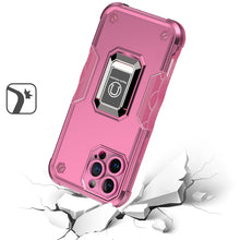 For iPhone 16 PRO MAX Case Grip Design Magnetic Ring Stand Cover +Tempered Glass