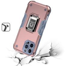 For iPhone 16 PRO MAX Case Grip Design Magnetic Ring Stand Cover +Tempered Glass