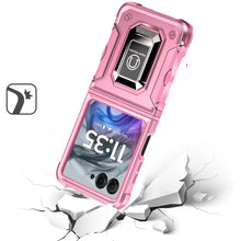 For Motorola Razr 2024(NonPlus) Case Grip Design Magnetic RingStand Phone Cover