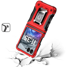 For Motorola Razr 2024(NonPlus) Case Grip Design Magnetic RingStand Phone Cover