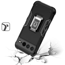 For Google Pixel 7 PRO (Triple Camera) Case Grip Design Magnetic RingStand Cover