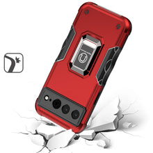 For Google Pixel 7 PRO (Triple Camera) Case Grip Design Magnetic RingStand Cover