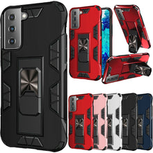 For iPhone 12 Pro Max Case Slide out Magnetic Kickstand Slim + Tempered Glass
