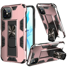 For iPhone 12 Pro Max Case Slide out Magnetic Kickstand Slim + Tempered Glass