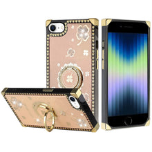 For iPhone 15 PRO Case Diamond Bling Heart Studded Cover + 2 Tempered Glass