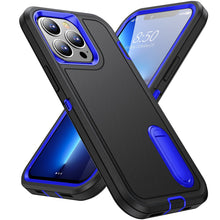For iPhone 13 Pro Max Case Heavy-Duty 3in1 Tough Phone Cover with Built-in Stand