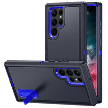 For Samsung S23 Ultra Case Heavy-Duty 3in1 Tough Phone Cover with Built-in Stand