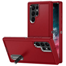 For Samsung S23 Ultra Case Heavy-Duty 3in1 Tough Phone Cover with Built-in Stand