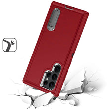 For Samsung S23 Ultra Case Heavy-Duty 3in1 Tough Phone Cover with Built-in Stand