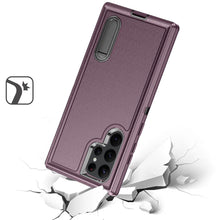 For Samsung S23 Ultra Case Heavy-Duty 3in1 Tough Phone Cover with Built-in Stand