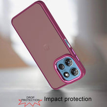 For Moto G 2025 Case Rubberized Thick Acrylic Metal Buttons + Tempered Glass