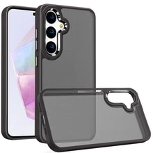 For Samsung A36 Case Soft Acrylic Hybrid with Metal Buttons + Tempered Glass