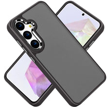 For Samsung A36 Case Soft Acrylic Hybrid with Metal Buttons + Tempered Glass