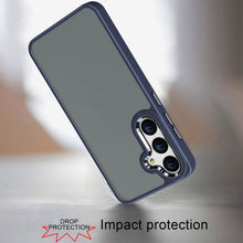 For Samsung A36 Case Soft Acrylic Hybrid with Metal Buttons + Tempered Glass