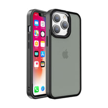 For iPhone 15 Pro Max Case Acrylic Hybrid w/ Metal Buttons + 2 Screen Protectors