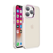 For iPhone 15 Pro Max Case Acrylic Hybrid w/ Metal Buttons + 2 Screen Protectors