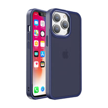 For Apple iPhone 11 Rubberized Thick Acrylic Hybrid Case Cover with Metal Button