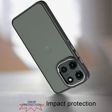 For Motorola Edge 2025 Case Rubberized Thick Acrylic Cover with Metal Buttons