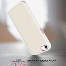 For iPhone 16e Case Rubberized Thick Acrylic Metal Buttons + Tempered Glass