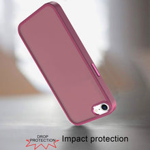 For iPhone 16e Case Rubberized Thick Acrylic Metal Buttons + Tempered Glass