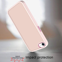 For iPhone 16e Case Rubberized Thick Acrylic Metal Buttons + Tempered Glass