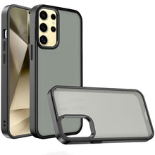 For Samsung Galaxy S24 Case Smooth Acrylic Hybrid Phone Cover with Metal Buttons