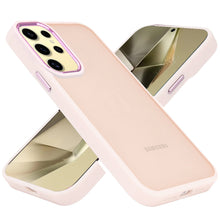 For Samsung Galaxy S24+ Plus Case Thick Acrylic Hybrid Cover with Metal Buttons
