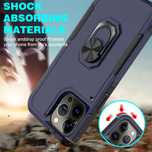 For iPhone 14 PRO Case Dual Layer Full Protection Shockproof Ring Stand Hybrid