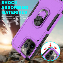 For iPhone 14 PRO Case Dual Layer Full Protection Shockproof Ring Stand Hybrid