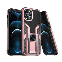 For iPhone 13 PRO Case Rugged Dual Layer Phone Cover w/ Built-in Magnetic Stand