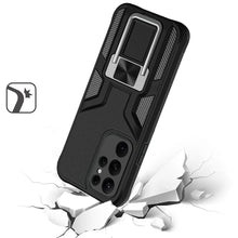 For Samsung S23 Case Rugged Dual Layer Phone Cover with Built-in Magnetic Stand