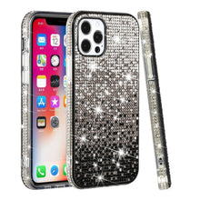 For iPhone 15 Pro Max Case Party Full Bling Diamond Cover + 2 Screen Protectors