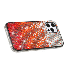 For iPhone 15 Case Party Full Bling Diamond Fashion Cover + 2 Tempered Glass