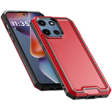 For Moto G 2025 Case Rugged Strong Fused Hybrid Phone Cover + Tempered Glass