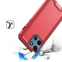 For Moto G 2025 Case Rugged Strong Fused Hybrid Phone Cover + Tempered Glass