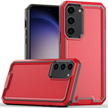 For Samsung S23 FE 5G Case Rugged Strong Fused Hybrid Cover + Tempered Glass