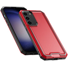 For Samsung S23 FE 5G Case Rugged Strong Fused Hybrid Cover + Tempered Glass