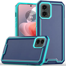 For Moto G Power 5G 2024 Case Rugged Strong Fused Shockproof + Tempered Glass