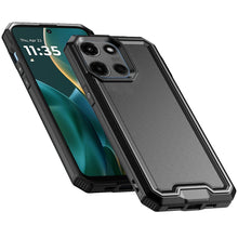 For Moto G Stylus 2025 Case Rugged Fused Shockproof Hybrid Cover +Tempered Glass