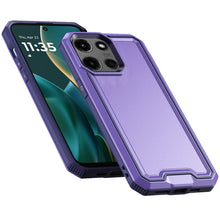 For Moto G Stylus 2025 Case Rugged Fused Shockproof Hybrid Cover +Tempered Glass